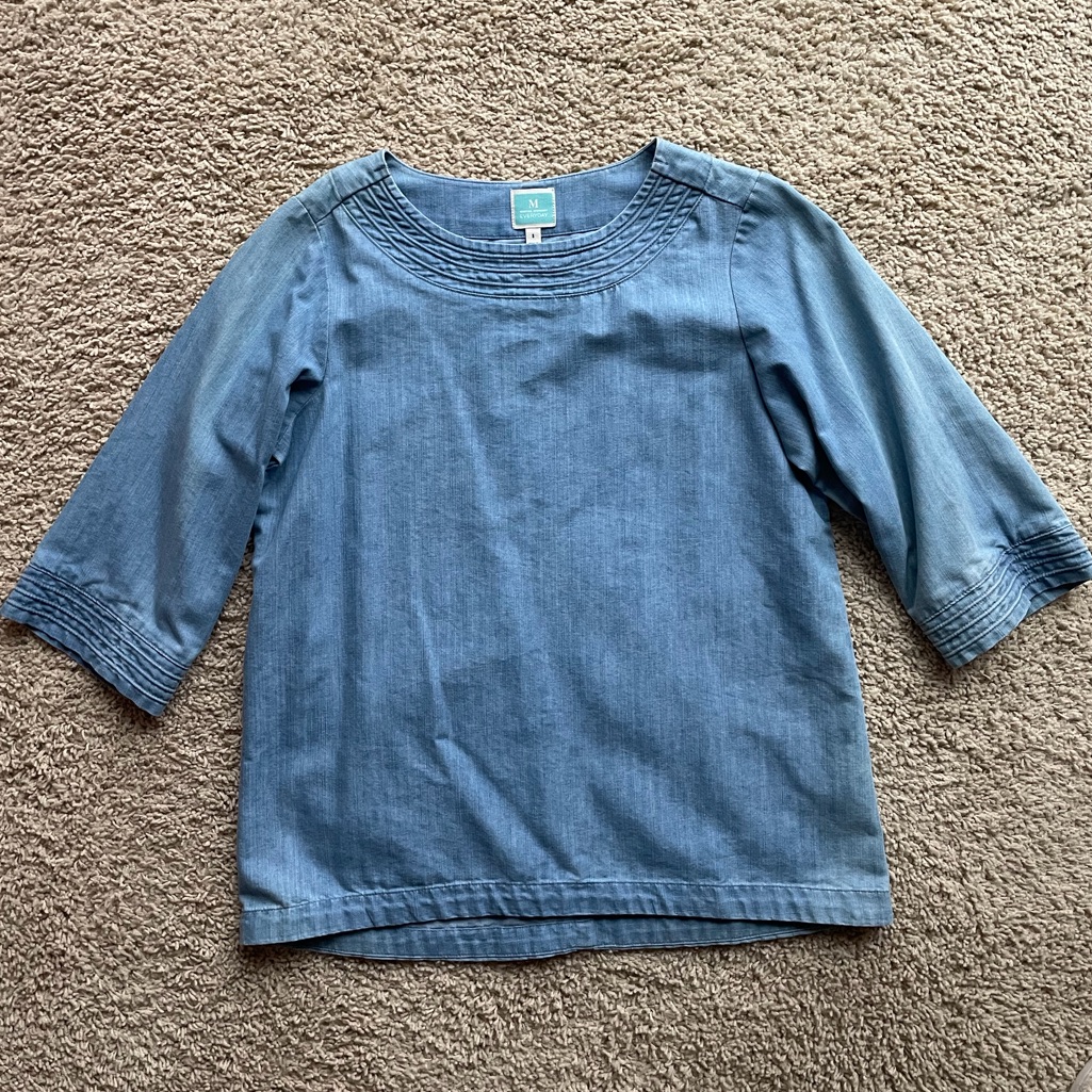 Martha Stewart Everyday Denim Top Martha Stewart Everyday Denim Top